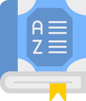 Dictionary Reference Book vector