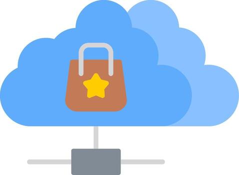 nube informática Servicio tecnología vector