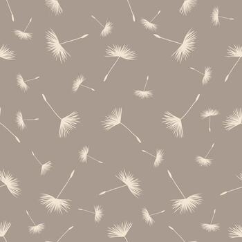 sin costura modelo con diente de león semillas vector