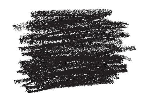 Hand drawn crayon texture background. Abstract grunge charcoal patch for artistic design projects. vector