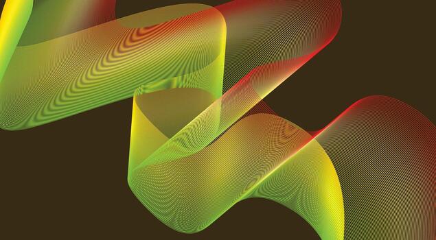 Blend Wavy Curved Background Brown Gradient Design Abstract vector