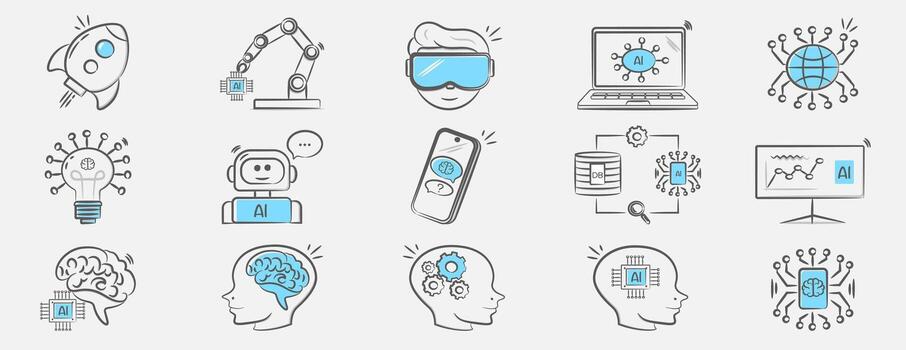Microchip icons in Thin line black color. flat simple symbols illustration. vector