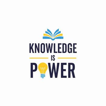 Unlock Your Potential with the Power of Knowledge and Continuous Learning and Education vector