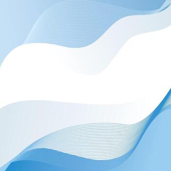 Abstract Blue Wave background illustration vector