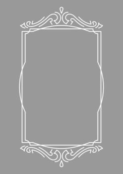 Line frame. Modern linear background. vector