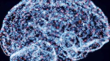 resumen cerebro neural red ai artificial inteligencia profundo aprendizaje grande datos tecnología video