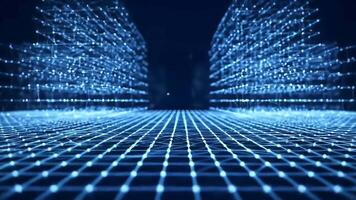 Avancerad teknologi maska nätverk trogen data förbindelse och Cybersäkerhet visualisering video