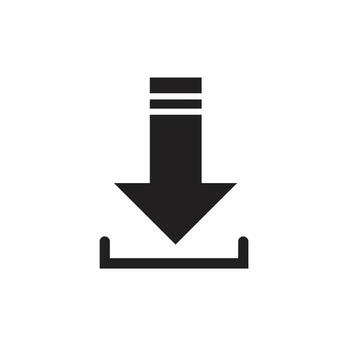 Simple Arrow Graphic symbol interface button digital web app design vector