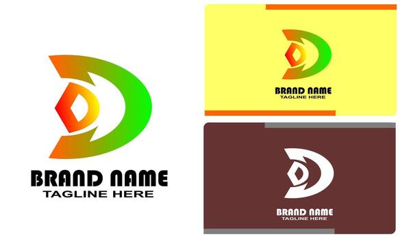 dinámica circular degradado marca identidad símbolo vector