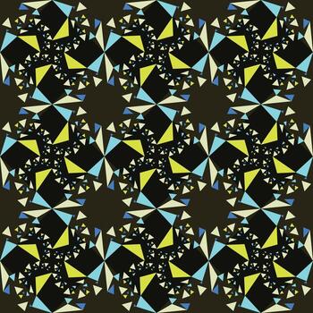 magical seamless pattern with dark and light color combination vector