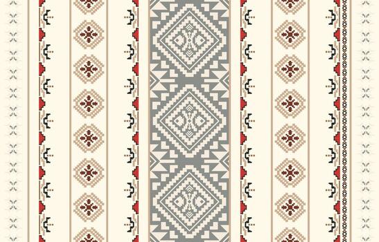 sin costura patrón, geométrico modelo para étnico tribal telas vector