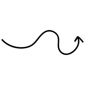 Curved arrow icon. Simple illustration of curved arrow icon for web. vector