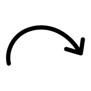 Arrow web icon. Simple illustration of arrow icon for web design isolated on white background vector