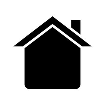 House web icon in trendy flat style isolated on white background. Home symbol for your web site design, logo, app, UI. vector