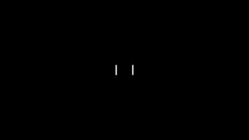 glitch loopbaar bezig met laden buffer animatie Aan zwart achtergrond video