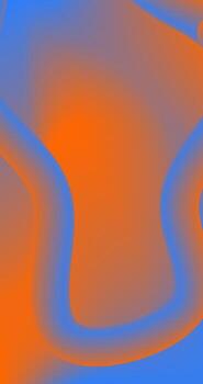 Orange Blue Gradient background of flowing fabric Fluid Ribbon Mesh on Copy Space Abstract Design vector