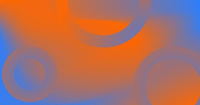 Orange Blue Gradient Rings on abstract background for wallpaper web page background surface textures vector