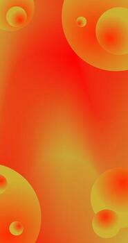 resumen antecedentes con círculos y Copiar espacio rojo naranja amarillo degradado diseño vector