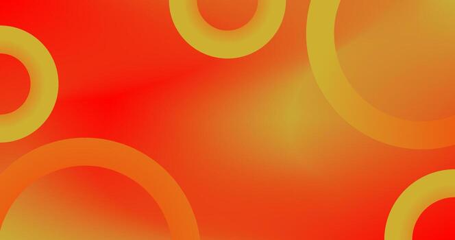 resumen antecedentes con círculos y Copiar espacio naranja degradado diseño vector