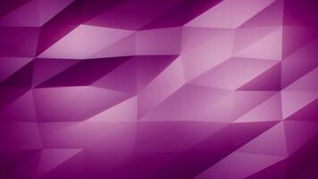 astratto rosa poligono sfondo con sfaccettato forme e gradienti, ideale per moderno design concetti video