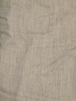 macro textura de beige lino tela con sutil doblez patrones foto