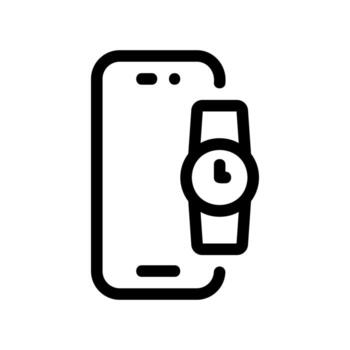 simple, , icono, tableta, teléfono, departamento, línea, describir, ataque, sincronización, teléfono inteligente, sincronizar, dispositivo, tecnología, datos, archivo, compartir, enlace, inalámbrico, Wifi, red, móvil vector