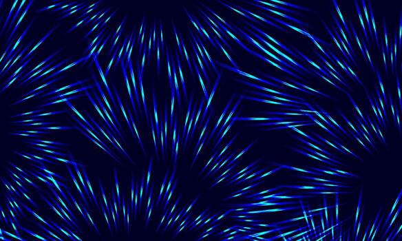 resumen neón azul ligero Estallar en oscuro antecedentes. dinámica resumen antecedentes. vector