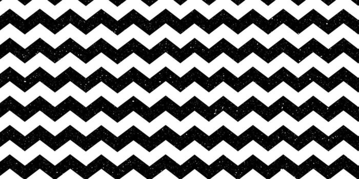 Black and White Chevron Pattern with Distressed Texture vector