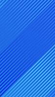 Bright blue abstract pattern with diagonal lines on a solid background video