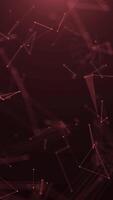 utforska abstrakt former och rader i dynamisk röd bakgrund video