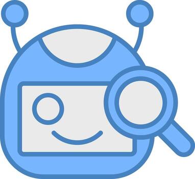 Bot Smart Web Object vector
