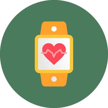 Smartwatch Sharp Grid Mark vector