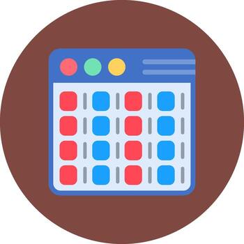 binario código innovador cuadrícula formar vector