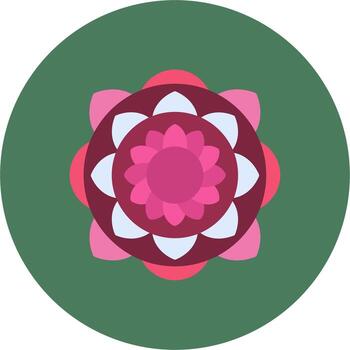 Mandala Smooth Web Token vector