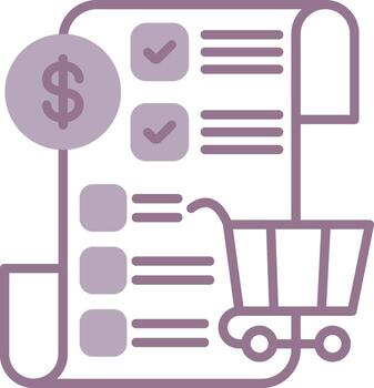 Invoice Refined Web Module vector