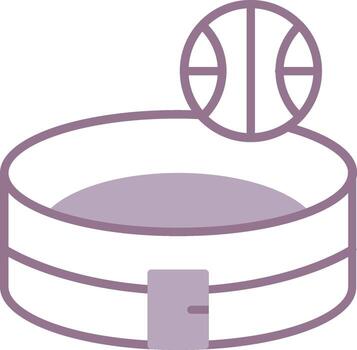 Stadium Gradient Design Block vector