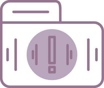 Folder Gradient Design Block vector