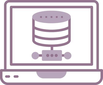 base de datos Fresco píxel marca vector