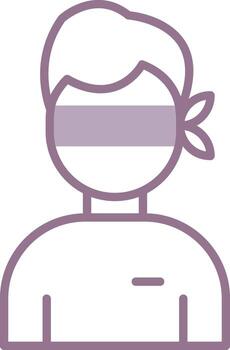 Blind Balanced Stroke Block vector