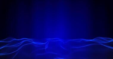 digital terräng slinga abstrakt techno rutnät landskap animering video