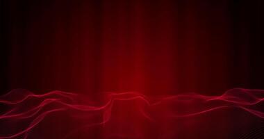 digital terräng slinga abstrakt techno rutnät landskap video