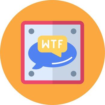 Wtf is a web-based chat application that allows users to communicate with each other vector