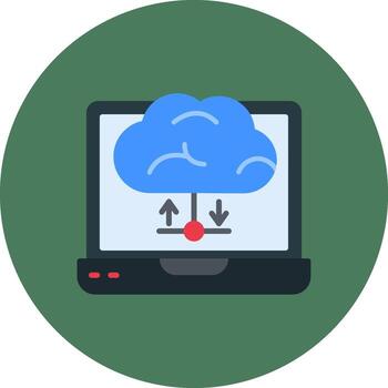 Cloud Computing Smart Web Object vector