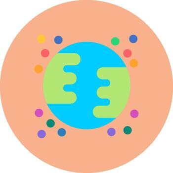 Globe Artistic App Form vector