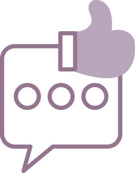 Feedback Elegant Line Object vector