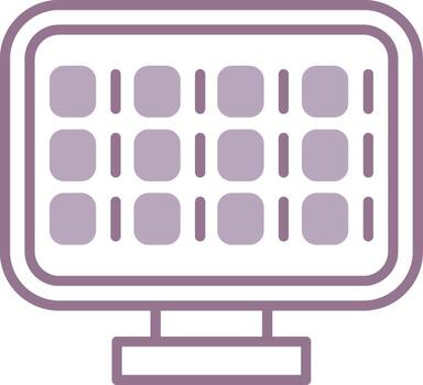 Binary Code Light Design Symbol vector