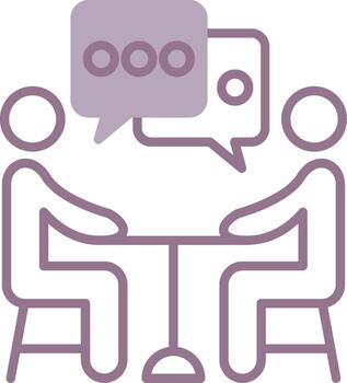 Meeting Simple App Block vector