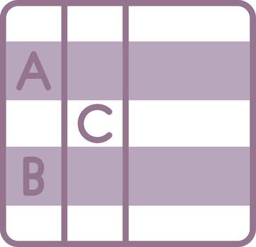 Table Dynamic Style Block vector