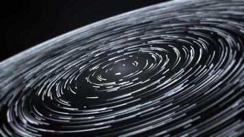 abstrakt roterande partikel yta. avancerad trogen spiral. roterande virvlande bakgrund. abstrakt roterande partikel yta. avancerad trogen spiral. roterande virvlande bakgrund. video