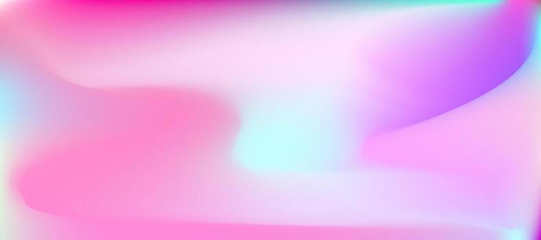 Abstract blurred gradient mesh background. Colorful smooth banner template. Holographic Texture. Pop Background.Neon Poste vector